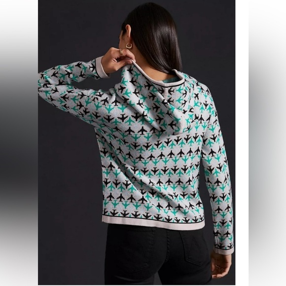 Anthropologie Maeve Harriet Zip Cardigan Sweater Rare - Picture 3 of 11